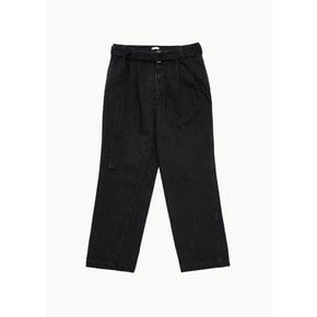 씨올 24SS DOCKERS BELTED 2 TACK PANTS IN MEDIUM BLACK