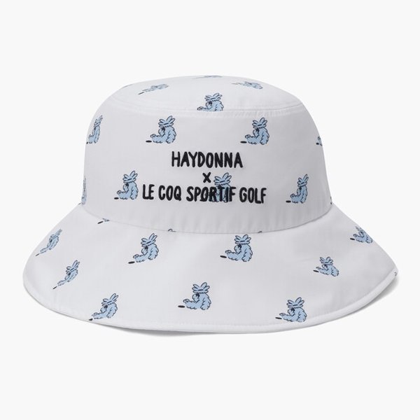 [여주점] [콜라보_하이다나] 여성 프린팅 햇 GQ222LCP63 WHTE