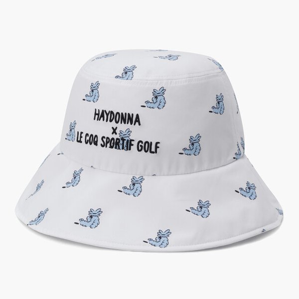 [여주점] [콜라보_하이다나] 여성 프린팅 햇 GQ222LCP63 WHTE