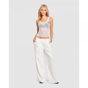 4819235 Chosen By Tuchuzy Lace Scoop Tank - White