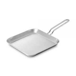 브런치 홈파티 스테이크 구이 스텐 통3중 사각팬 24cm