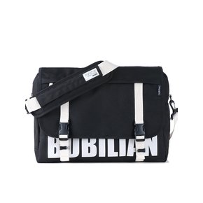 Logo Messenger  Bag _ Black&white