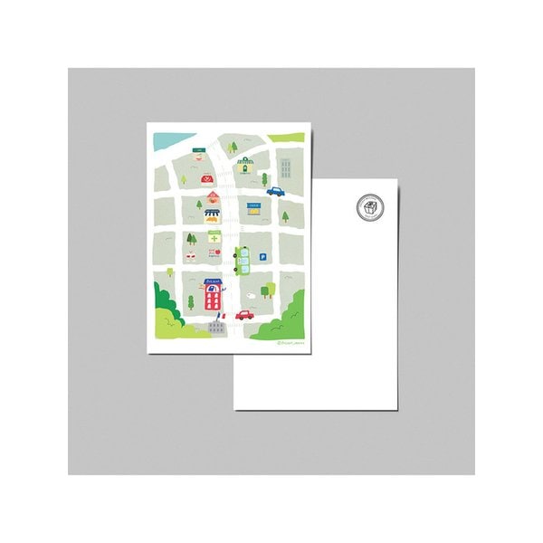 시그니처 엽서_서래마을 지도