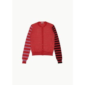 몰리고다드 24PF MOLLY GODDARD WANDA CARDIGAN IN RED