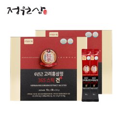 [정원삼] 6년근고려홍삼정 365스틱 건 1박스 + 1박스 / 국산 지삼 함유 - SSG.COM