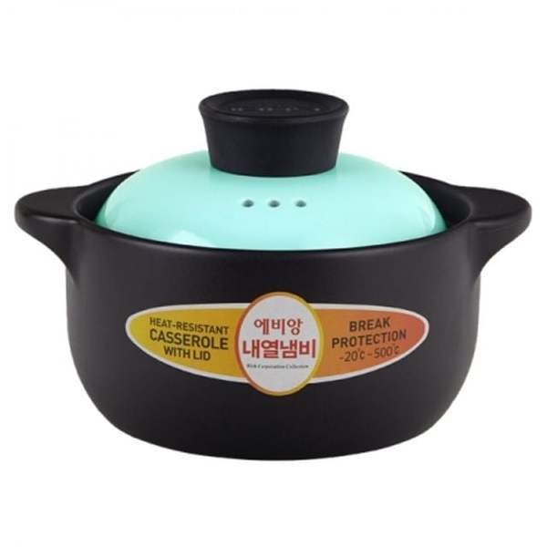 확대된 대표 에비앙 내열냄비 (1000ml) 뚝배기