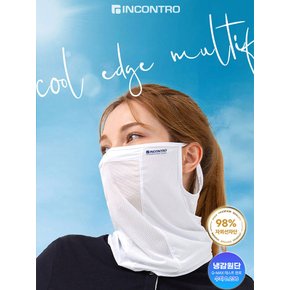 쿨 엣지 냉감 자외선차단 골프 마스크 멀티프 UNQ