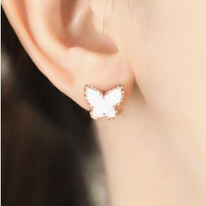 14k 엘르 스왈 나비 크리스탈 귀걸이 [주문제작]