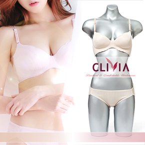 심플 무봉제 몰드 누디 브라팬티세트 cbp1740b_3740p