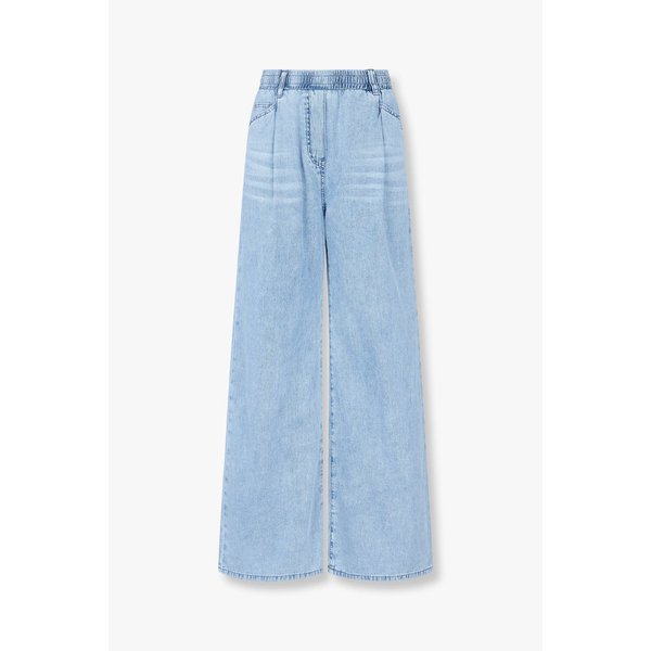 원 턱 루즈 와이드 데님 팬츠 7115255305140