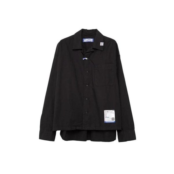 25SS 메종 미하라 야스히로 긴팔 셔츠 I12SH011BLACK DOM