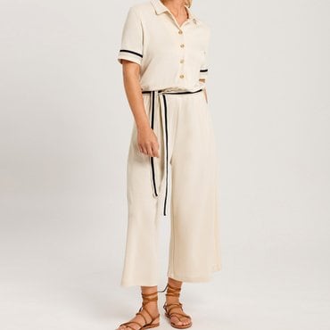 한로 Madeleine Jumpsuit 메들린 점프슈트 (warm sand 78811) HANRO Anniversary Edition