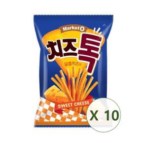 오리온 마켓오 치즈톡 달콤치즈맛 107g x 10개