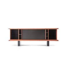 [Cassina 공식수입원] Riflesso Cabinet (Black/Mahogany)