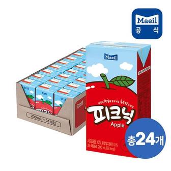  매일 피크닉 사과 200ml*24팩/음료수/쥬스/주스