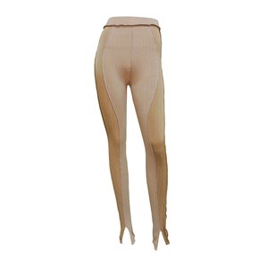 line leggings pt - beige