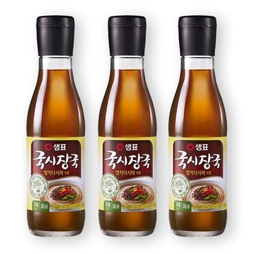  샘표 국시장국 멸치다시마국물 345ML 3개 (WA9D9E1)