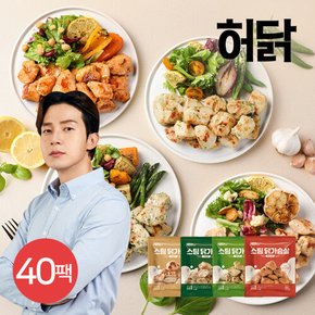 스팀 닭가슴살 100g 4종 40팩