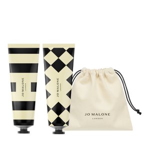 [단독] 잉글리쉬 오크 앤 헤이즐넛 & 라임 바질 앤 만다린 핸드 크림 30ml 듀오(+드로잉 파우치)