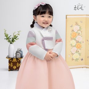 AW193 여살구삼색동 아동한복 여아한복