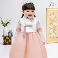 AW193 여살구삼색동 아동한복 여아한복