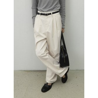 나인(Atelier Nain) (PT-5596)ESSENTIAL TUCK PANTS S