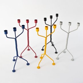 트위스티드 캔들홀더 블랙 17x37x17(예약주문)