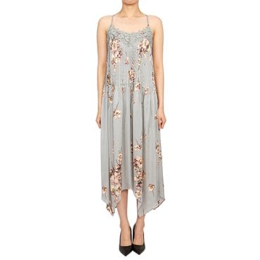 올세인츠 아라벨라 필리파 여성 민소매 롱 원피스 WD057Y SAGE GREEN