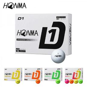 5770319 HONMA 혼마 D1 Ball 2024 볼 1 다스(12개들이) 일본 정규품 골프 TA3468566