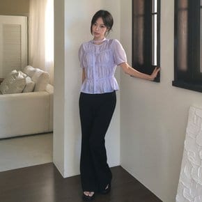 [26 S/S] 잇미샤 하이웨이스트 부츠컷 슬랙스 ITQ4ZPT540