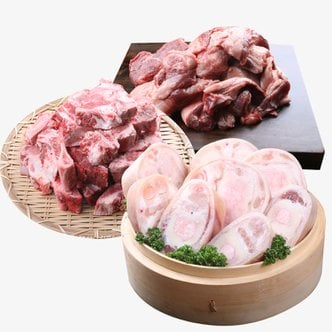 조은장터 한우 우족2kg+잡뼈2kg+스지200g