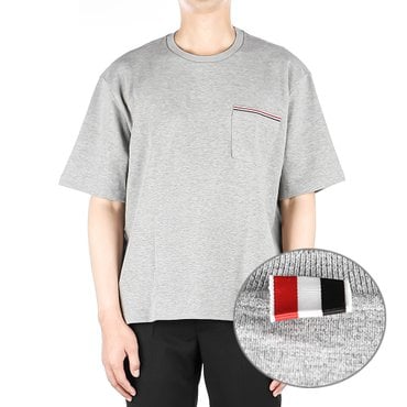 톰브라운 남성 반팔 티셔츠 (MJS183A 07323 055) 24FW