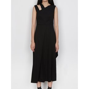 BLACK SLEEVELESS DRESS