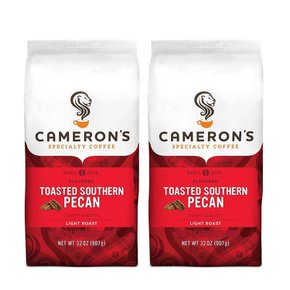 카메론스 토스티드 사우전 피칸 라이트 홀빈 원두 커피 Camerons Toasted Southern Pecan 907g 2개