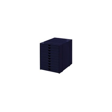 USM [USM 공식수입원] USM Inos Box Set C4 With 10 Closed Trays (Steel Blue)