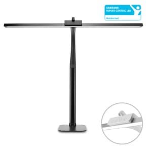 브로드윙M 멜라토닌 LED 와이드 스탠드 LSP-9100 블랙 베이스 책상 조명