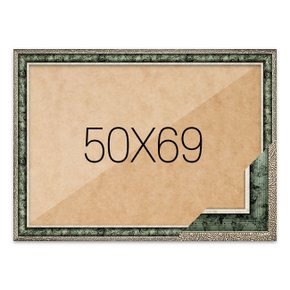 퍼즐액자 50x69 고급형 앤틱그린 (누니액자)