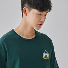 [지미테일러] Men 고흐 베드룸 액자 T-shirt 명화 반팔티 (green)