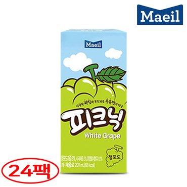  매일 피크닉 청포도 200ml 24팩