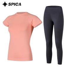 스피카 요가복세트 티셔츠 요가레깅스 SPA530509