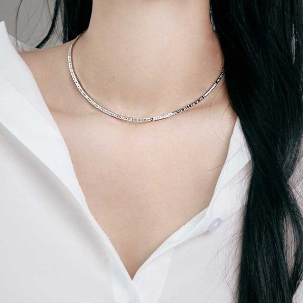 펜타곤 클립 목걸이 NA0633