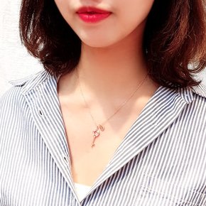 14k 로마숫자 열쇠 목걸이 OPGDN317