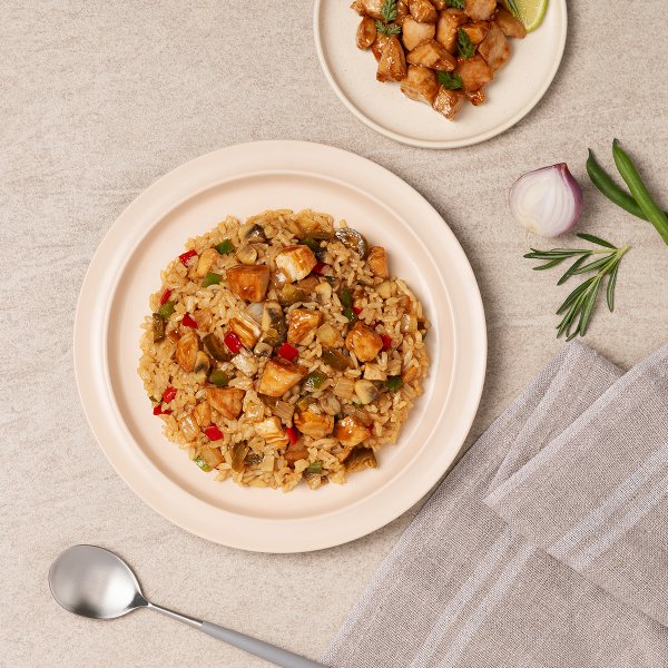 [본사배송]올반키친 치킨데리야끼 볶음밥(220g*2) 5팩 (총 10팩)