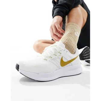 나이키 4275812 Nike Run Swift sneakers in white and gold