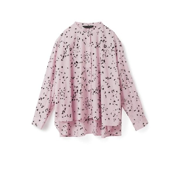 프린트 백 게더 셔츠 MZ25W3FRH6371