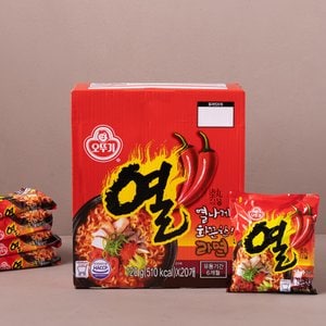 오뚜기 열라면 120g X 20입