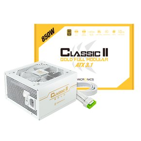 Classic II 850W 80PLUS 골드 풀모듈러 ATX3.1 (화이트)