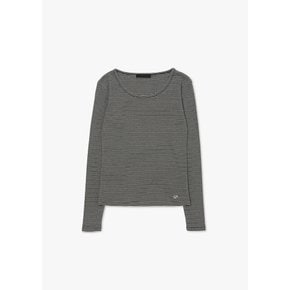 여성 스트라이프 U넥 긴팔 티셔츠_2colors (PWTI1RLL24W)