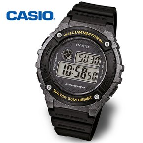 [정품] CASIO 카시오 전자 학생시계 군인시계 W-216H-1B