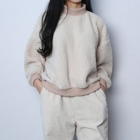 퍼그 양털 반목 맨투맨